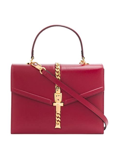 gucci sylvie red medium